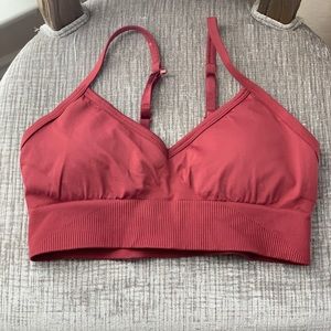lululemon Ebb to Street C/D bra in Chianti